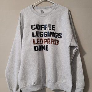 Coffee. Leggings. leopard. Done.